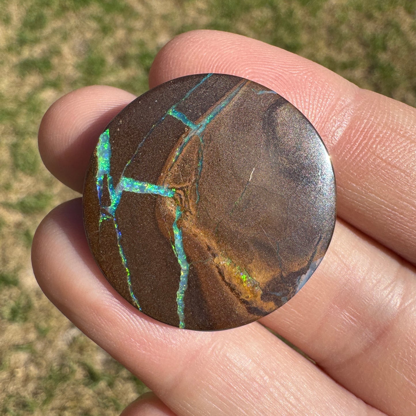 29.91 Ct large matrix boulder opal - Broken River Mining