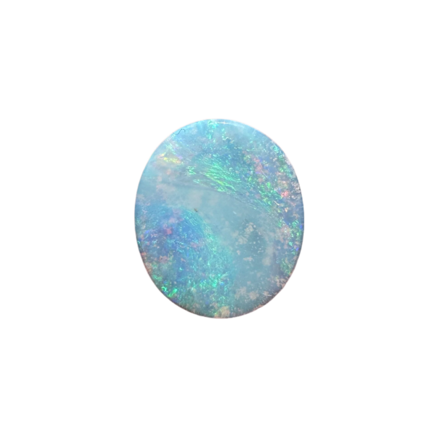 3.84 Ct oval boulder opal