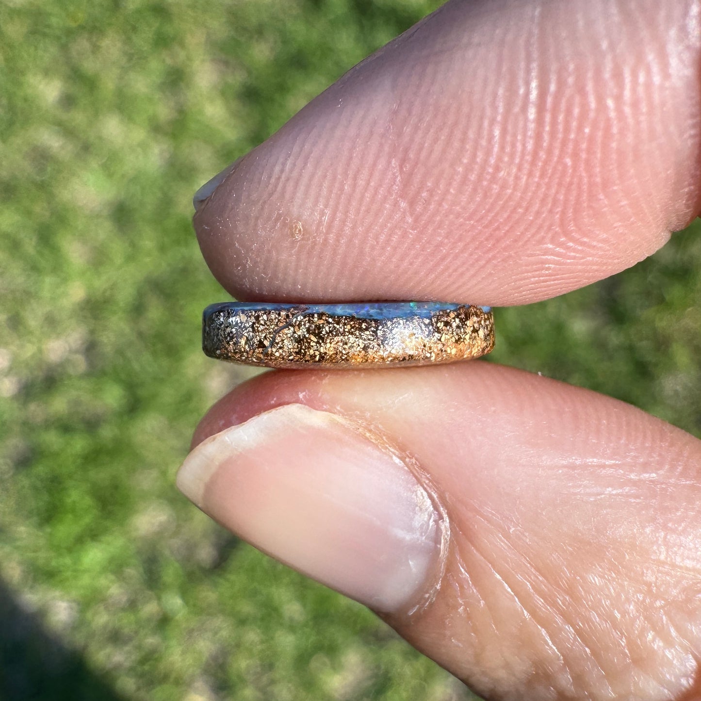 3.31 Ct oval boulder opal