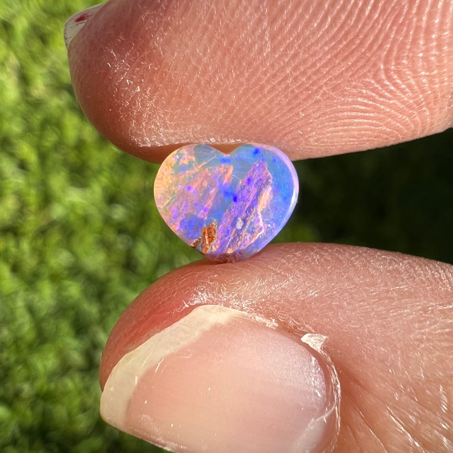 0.93 Ct heart wood replacement opal