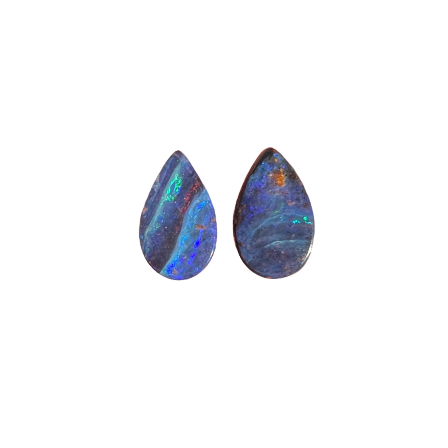 2.21 Ct boulder opal pair