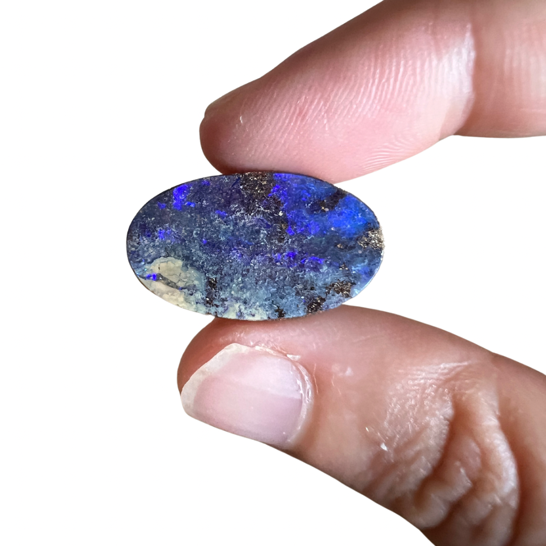 13.07 Ct purple boulder opal