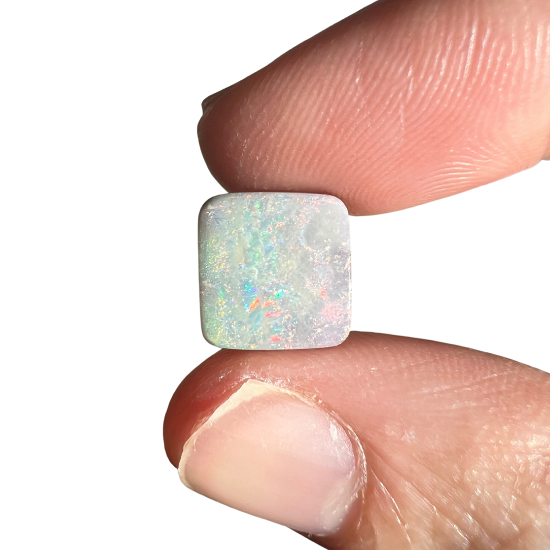 8.37 Ct rectangle boulder opal pair