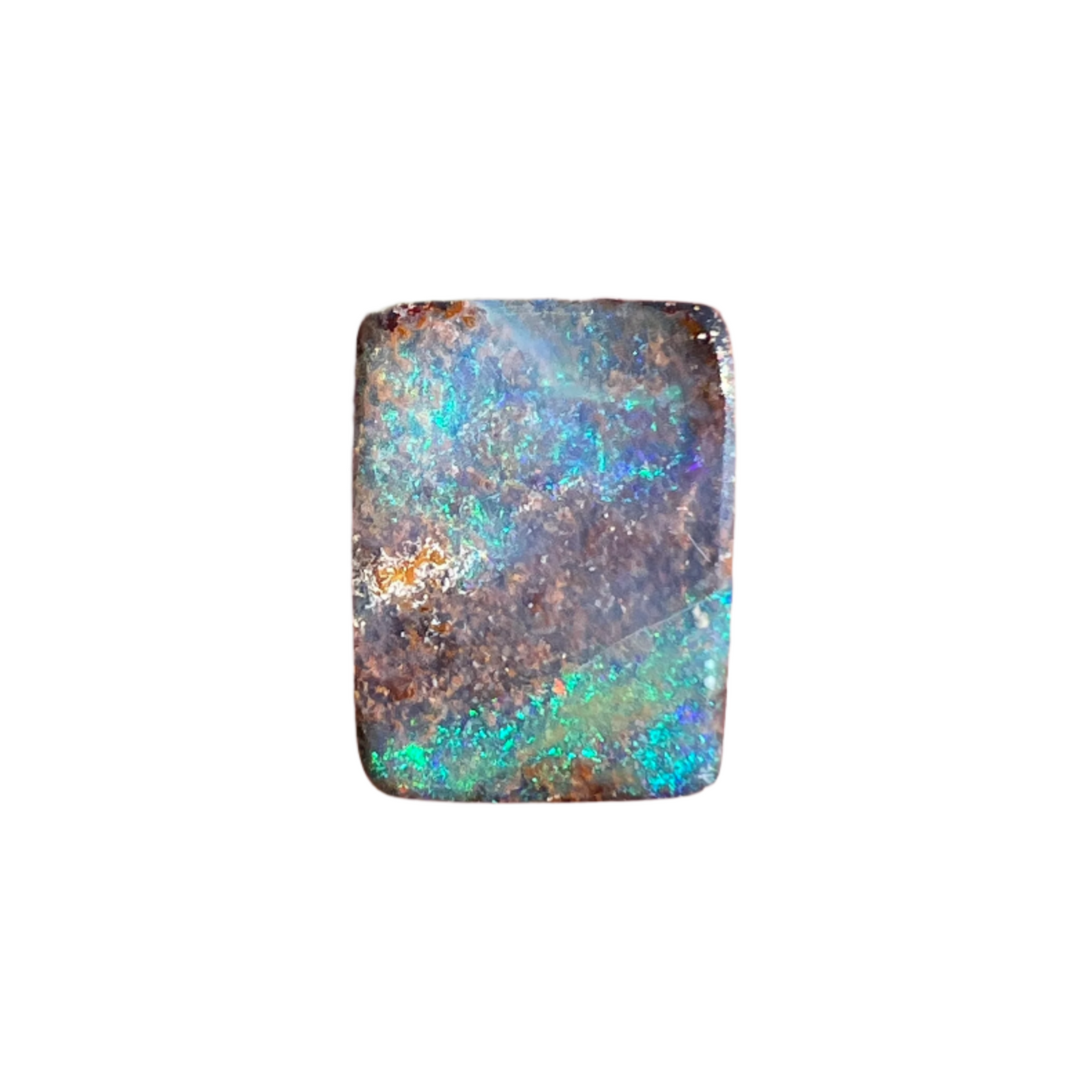 4.16 Ct rectangle boulder opal