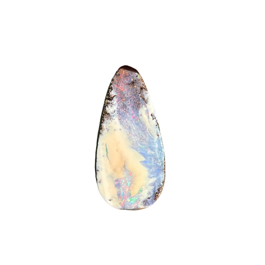 7.07 Ct teardrop boulder opal