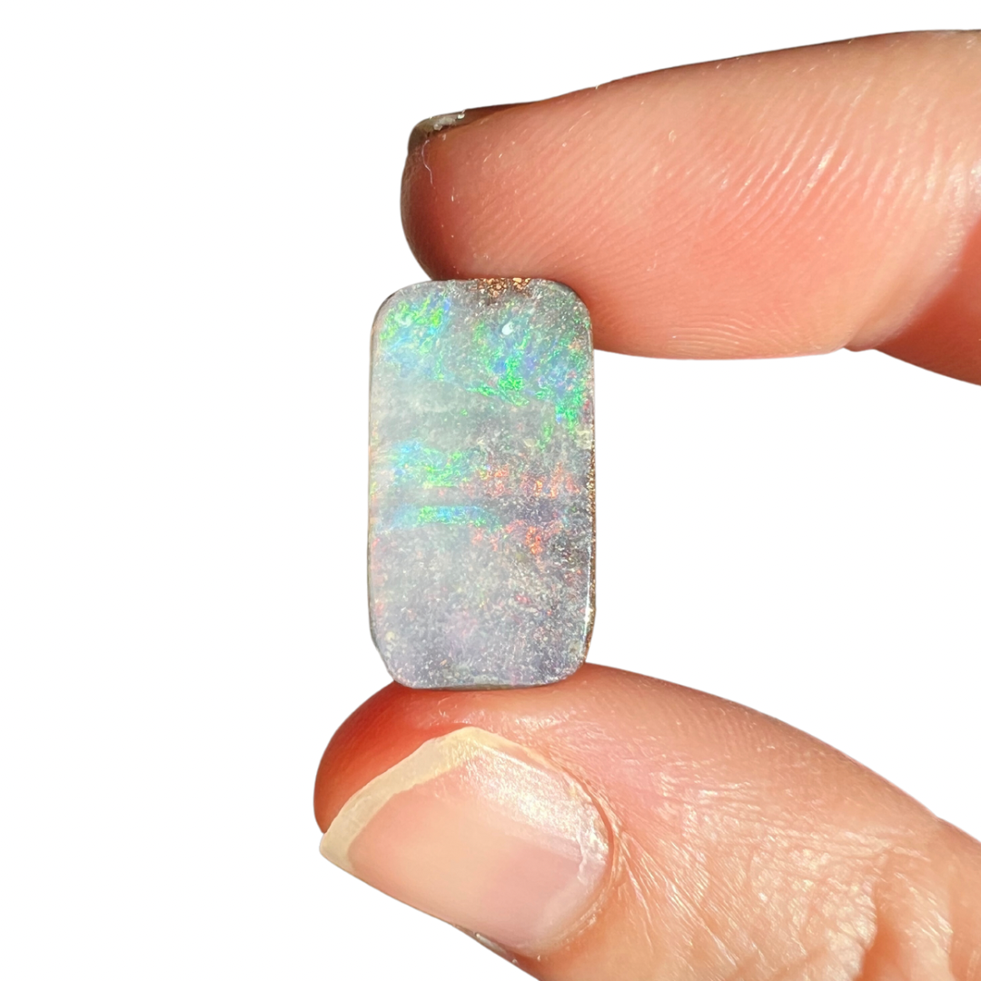 7.26 Ct rectangle boulder opal