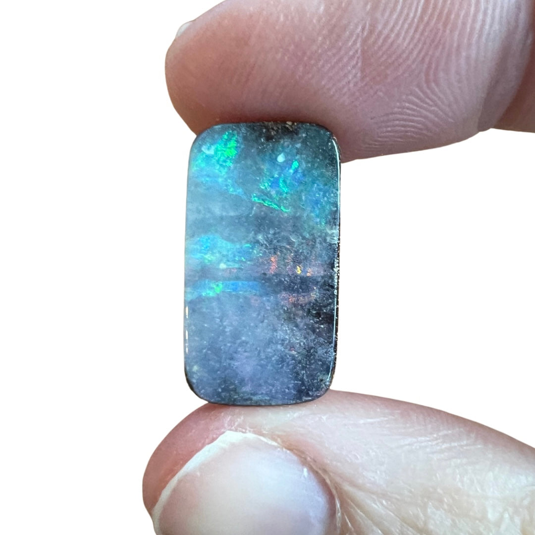 7.26 Ct rectangle boulder opal