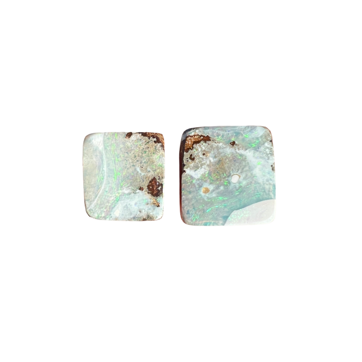 6.16 Ct two piece opal set