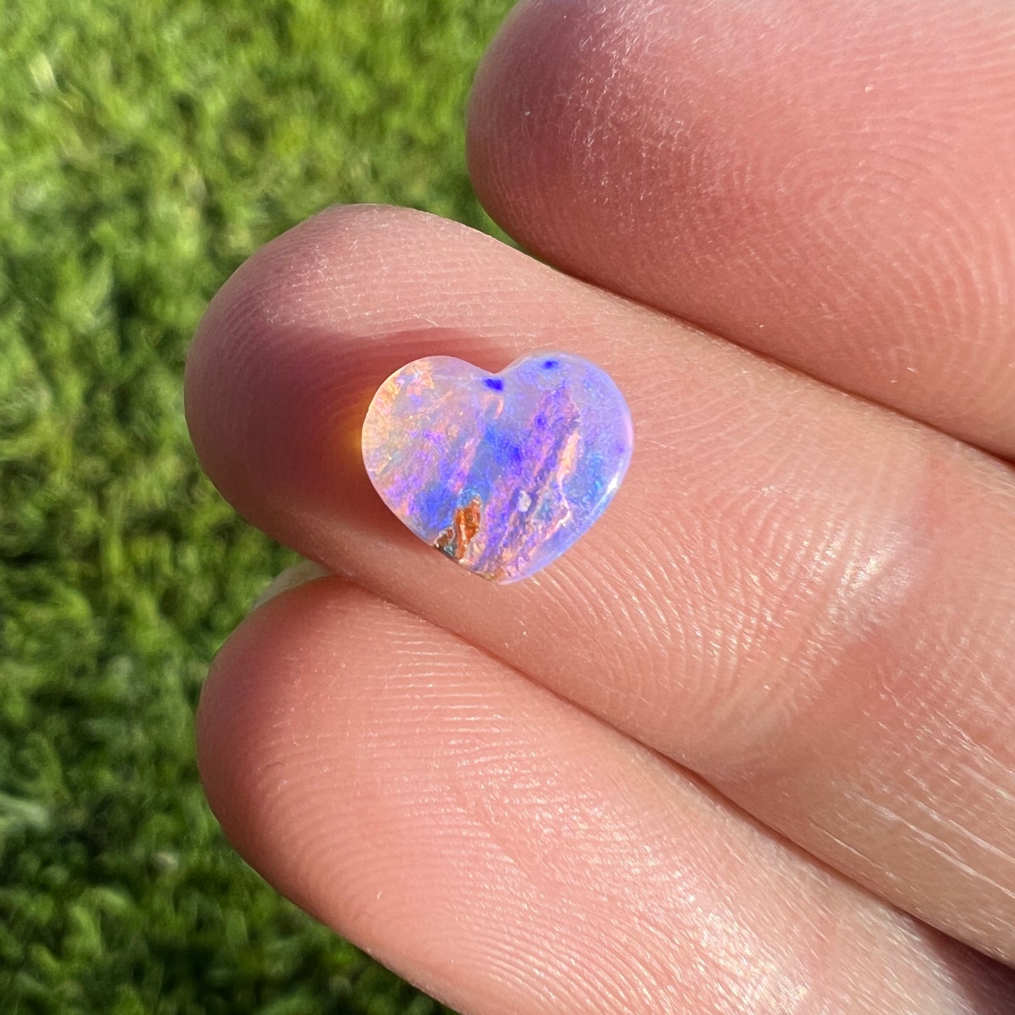 0.93 Ct heart wood replacement opal