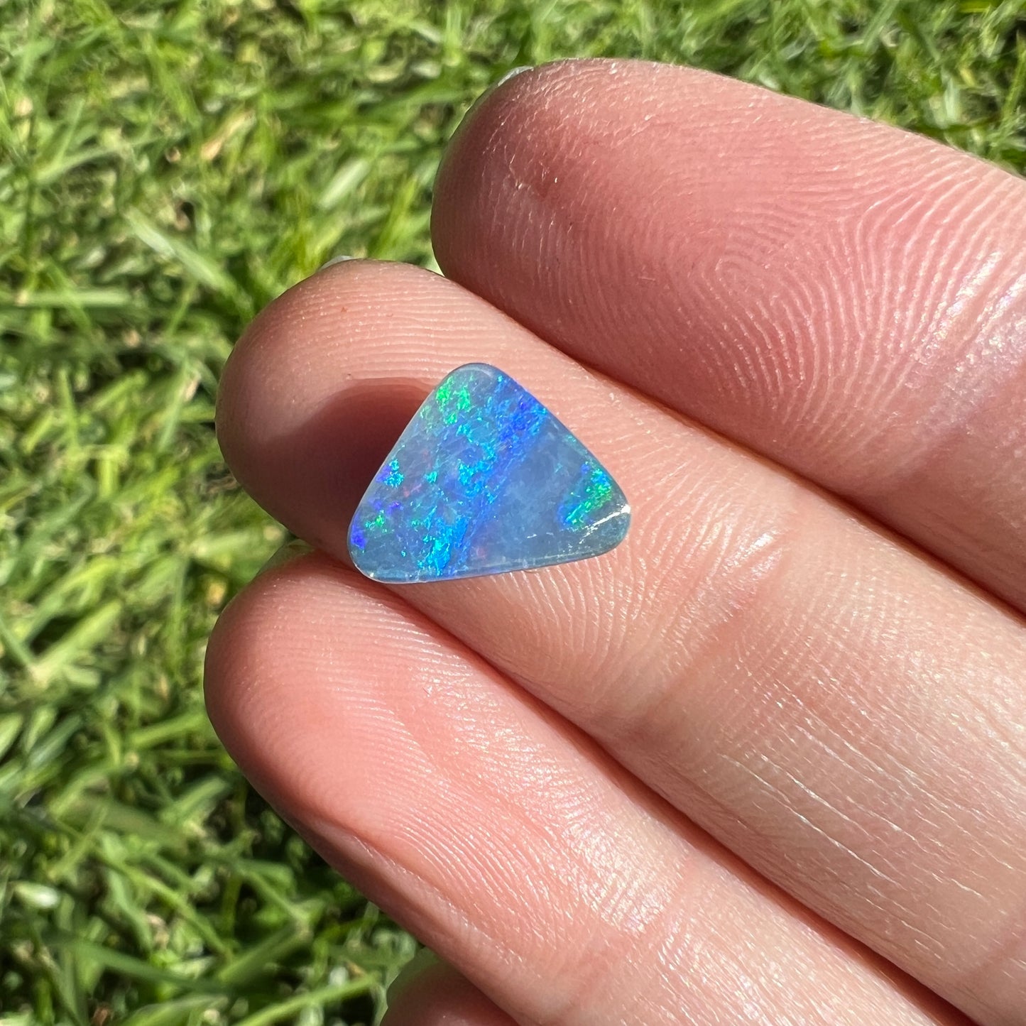 2.36 Ct small triangle boulder opal