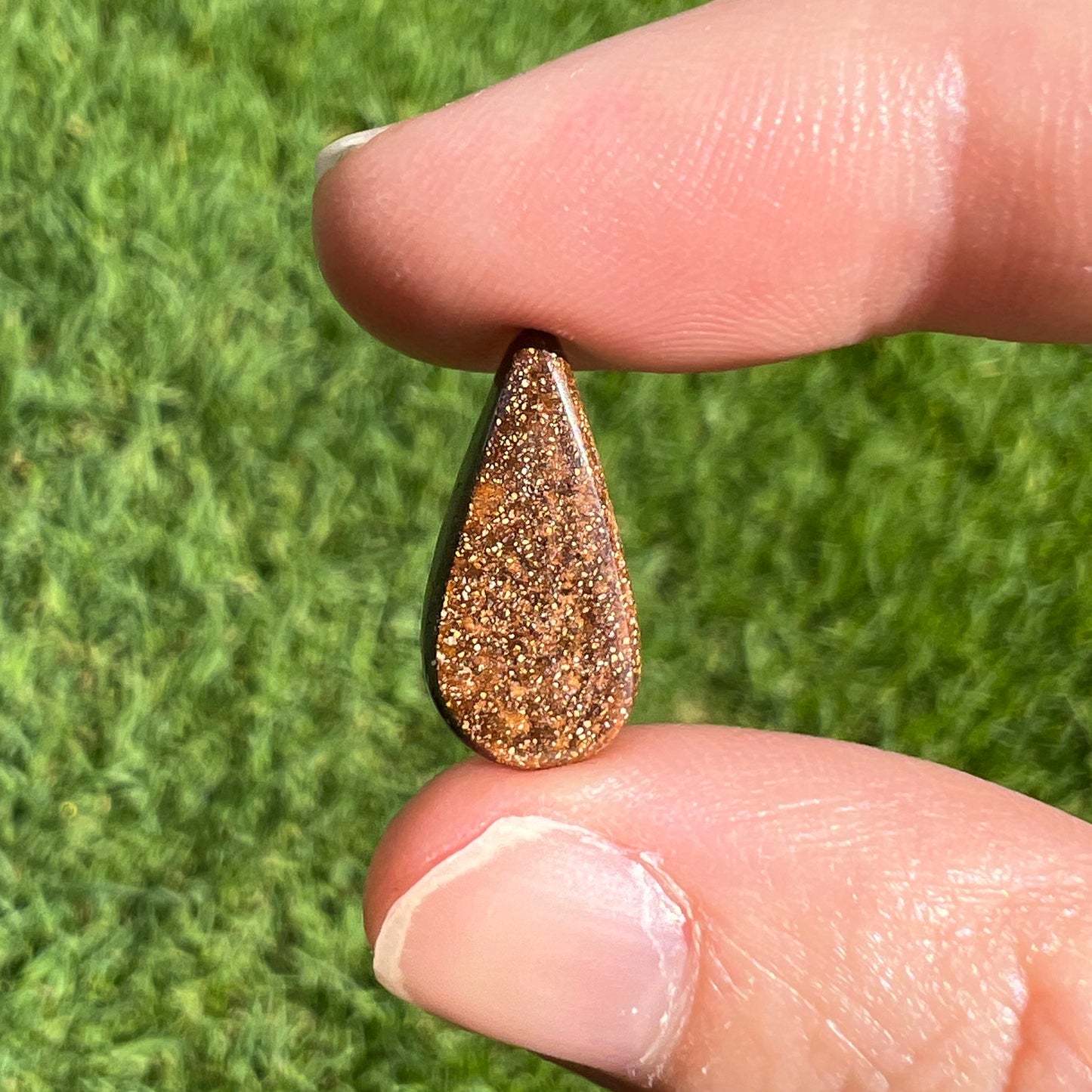 4.30 Ct teardrop boulder opal