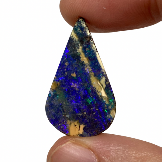 12.25 Ct teardrop boulder opal