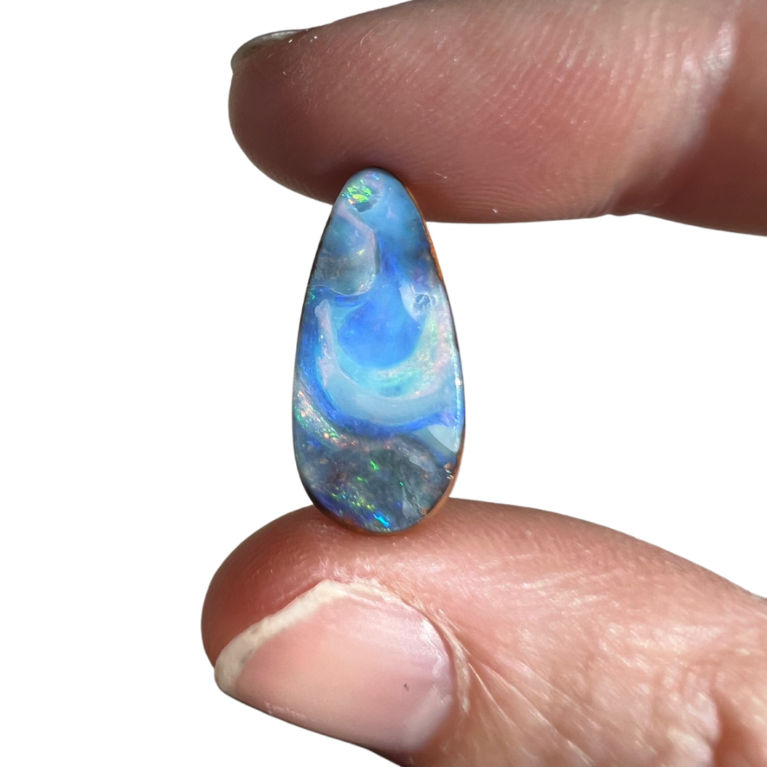 6.10 Ct teardrop boulder opal