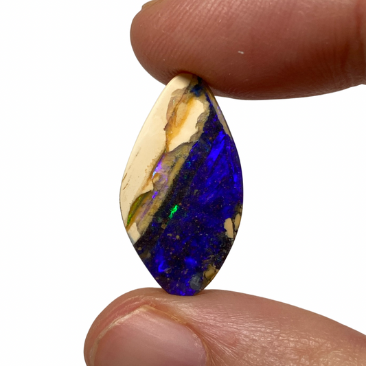 8.60 Ct purple and caramel boulder opal