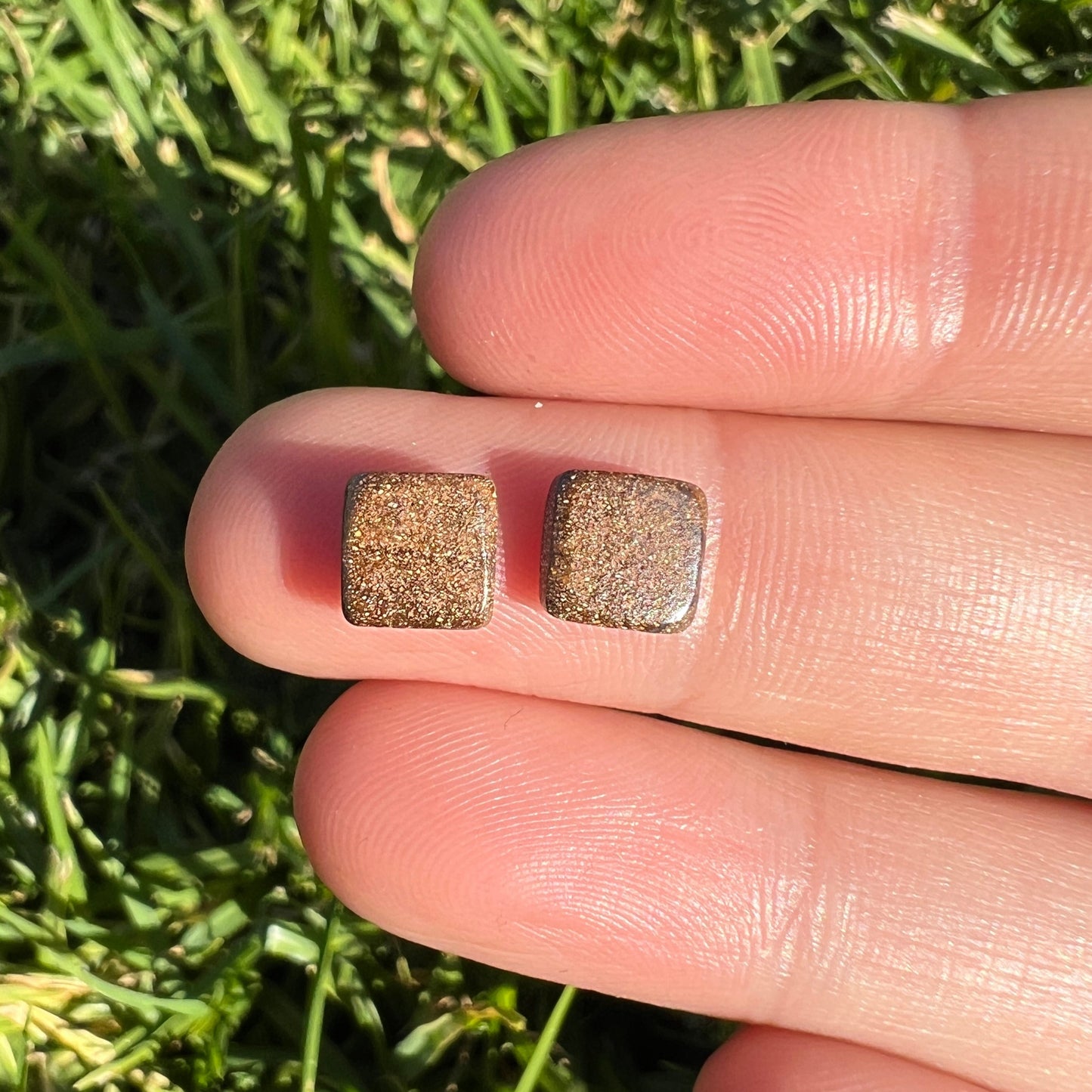 2.50 Ct boulder opal pair