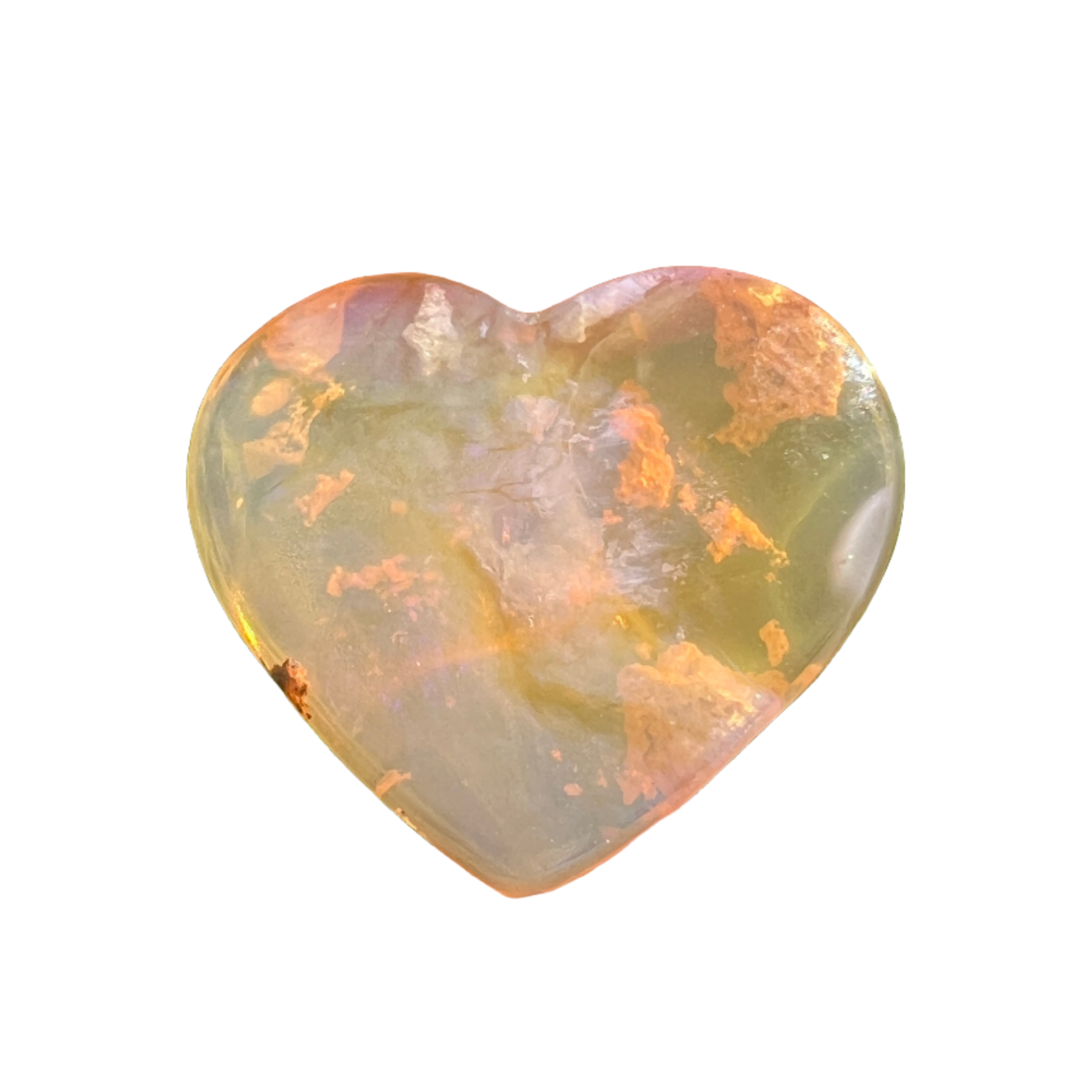 5.84 Ct wood replacement heart opal – Broken River Mining