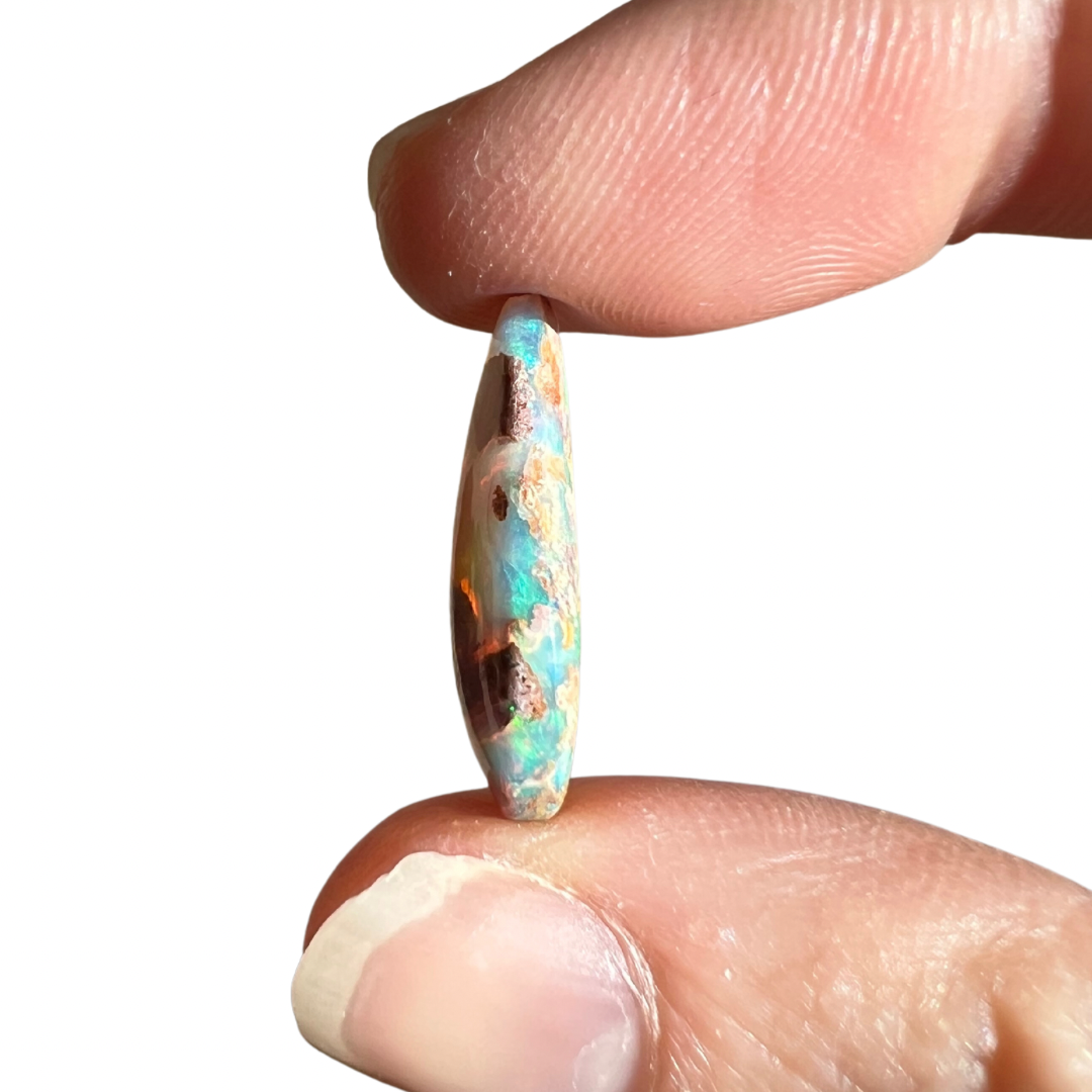 6.26 Ct teardrop wood replacement opal