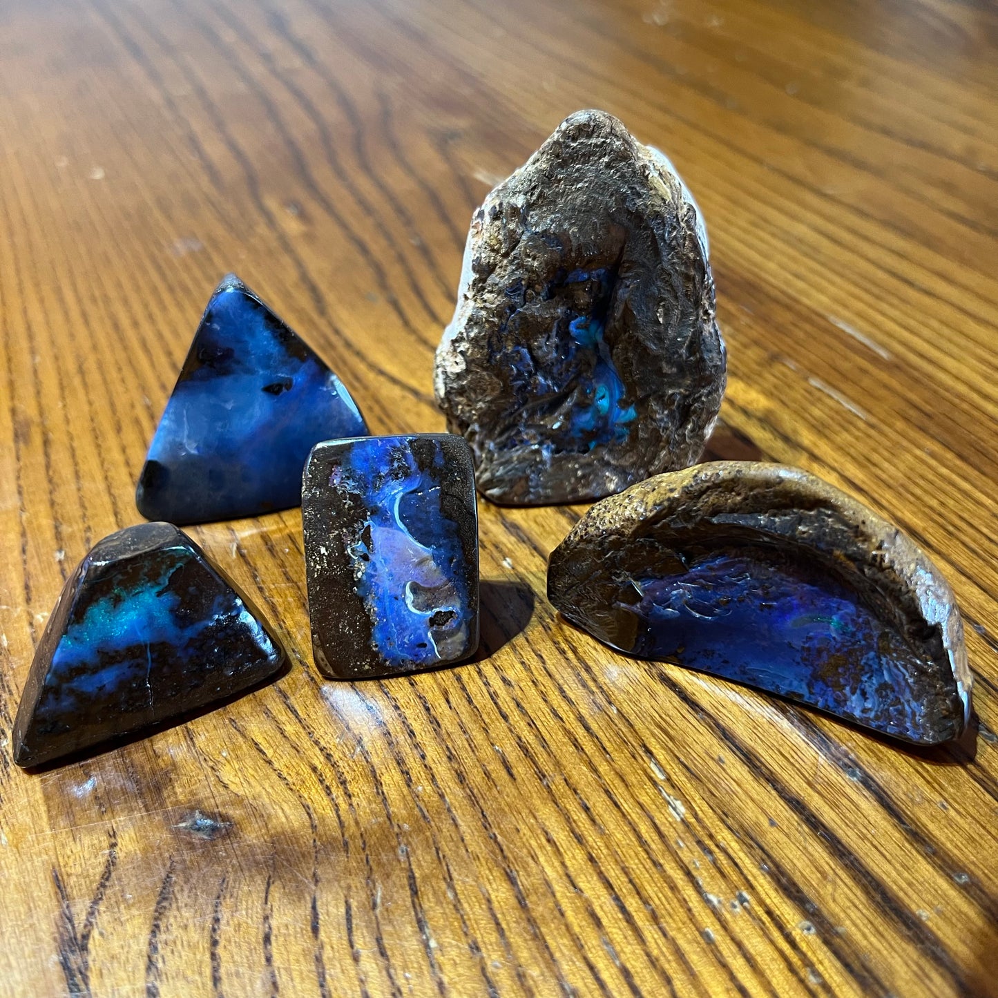 64 g purple boulder opal specimen