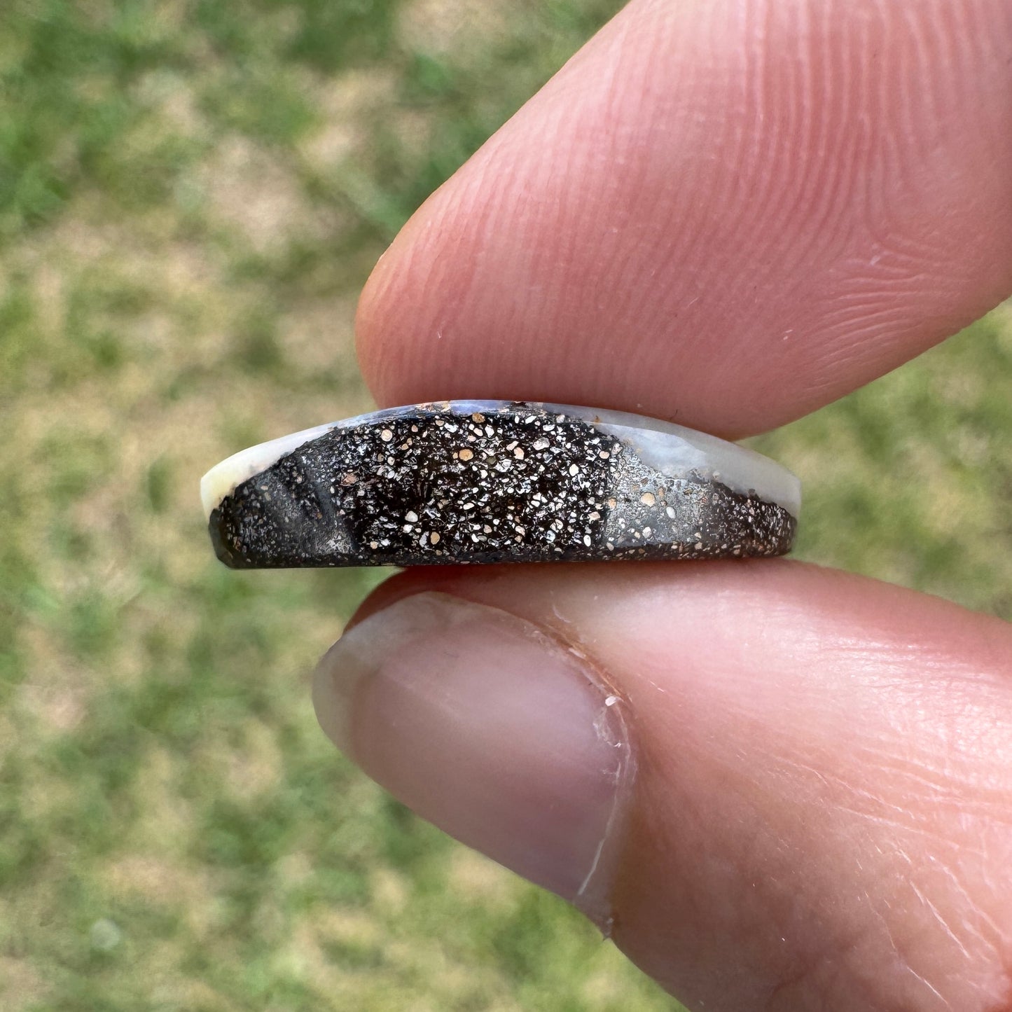 10.94 Ct oval boulder opal