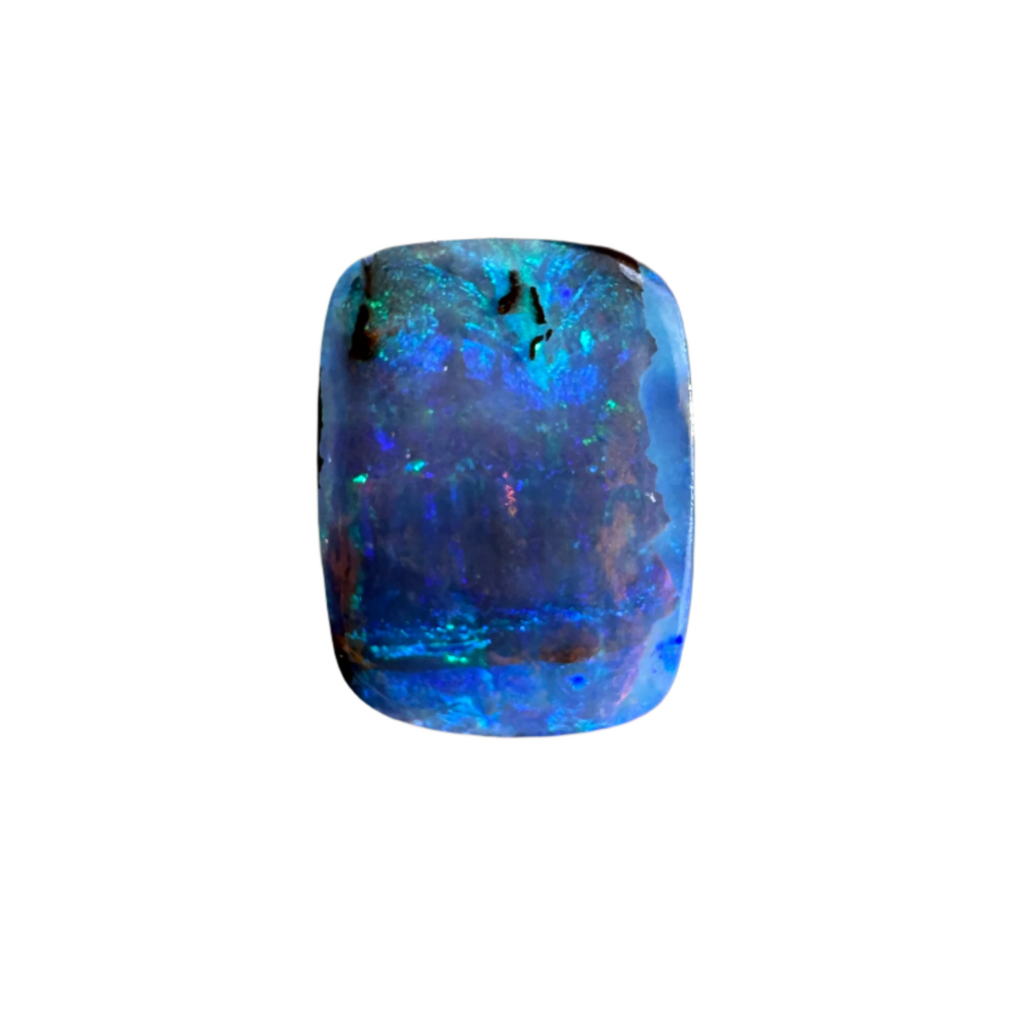 5.36 Ct rectangle boulder opal