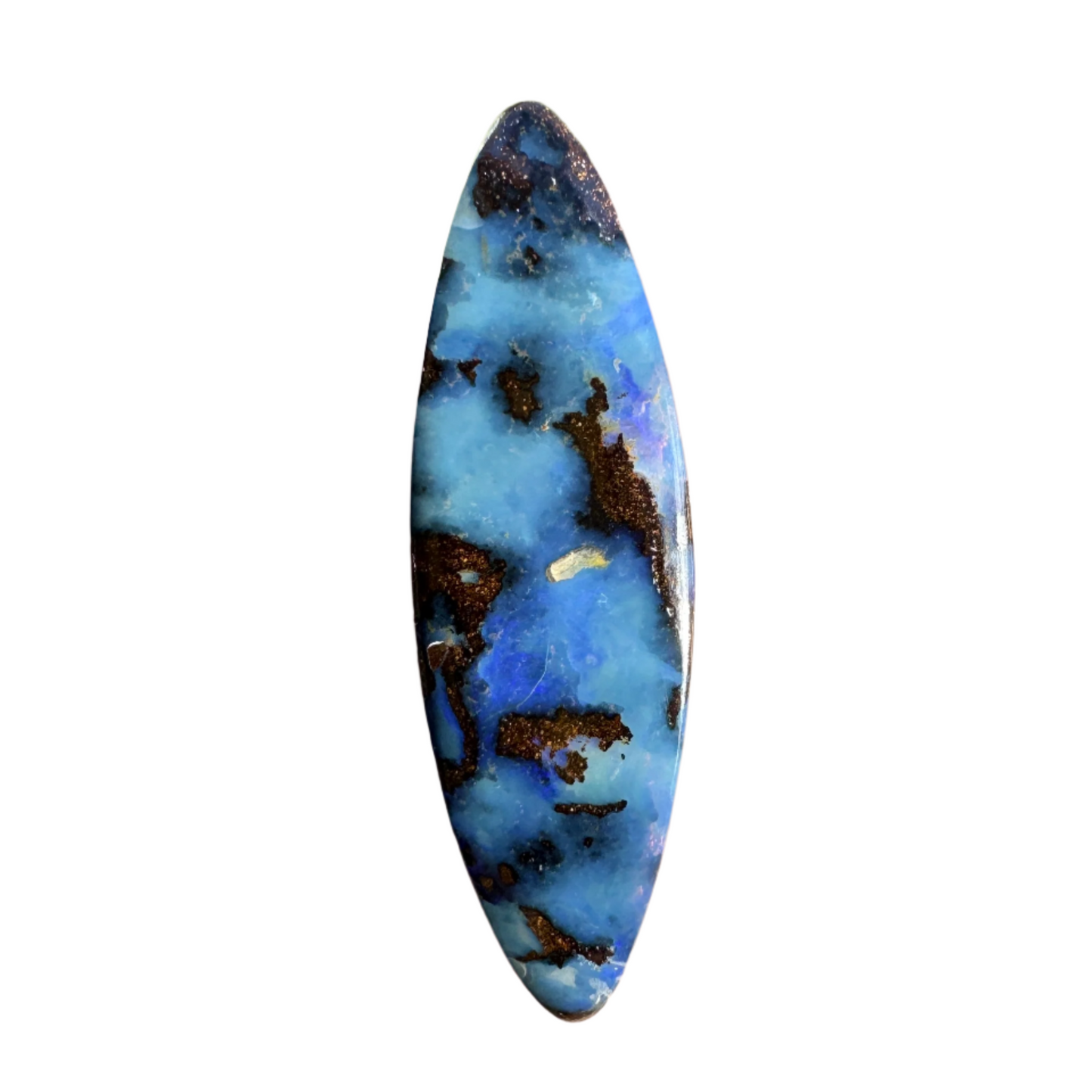 10.77 Ct blue boulder opal