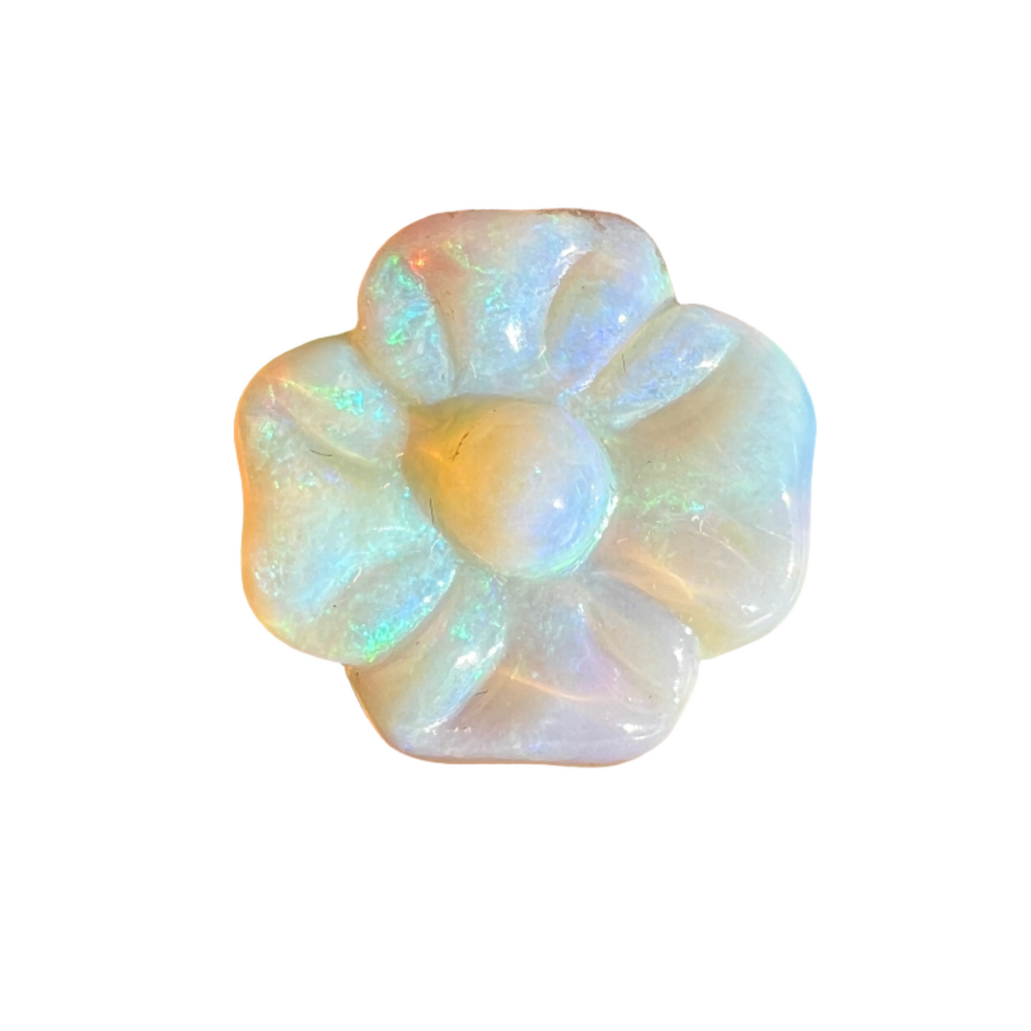 3.16 Ct carved flower opal