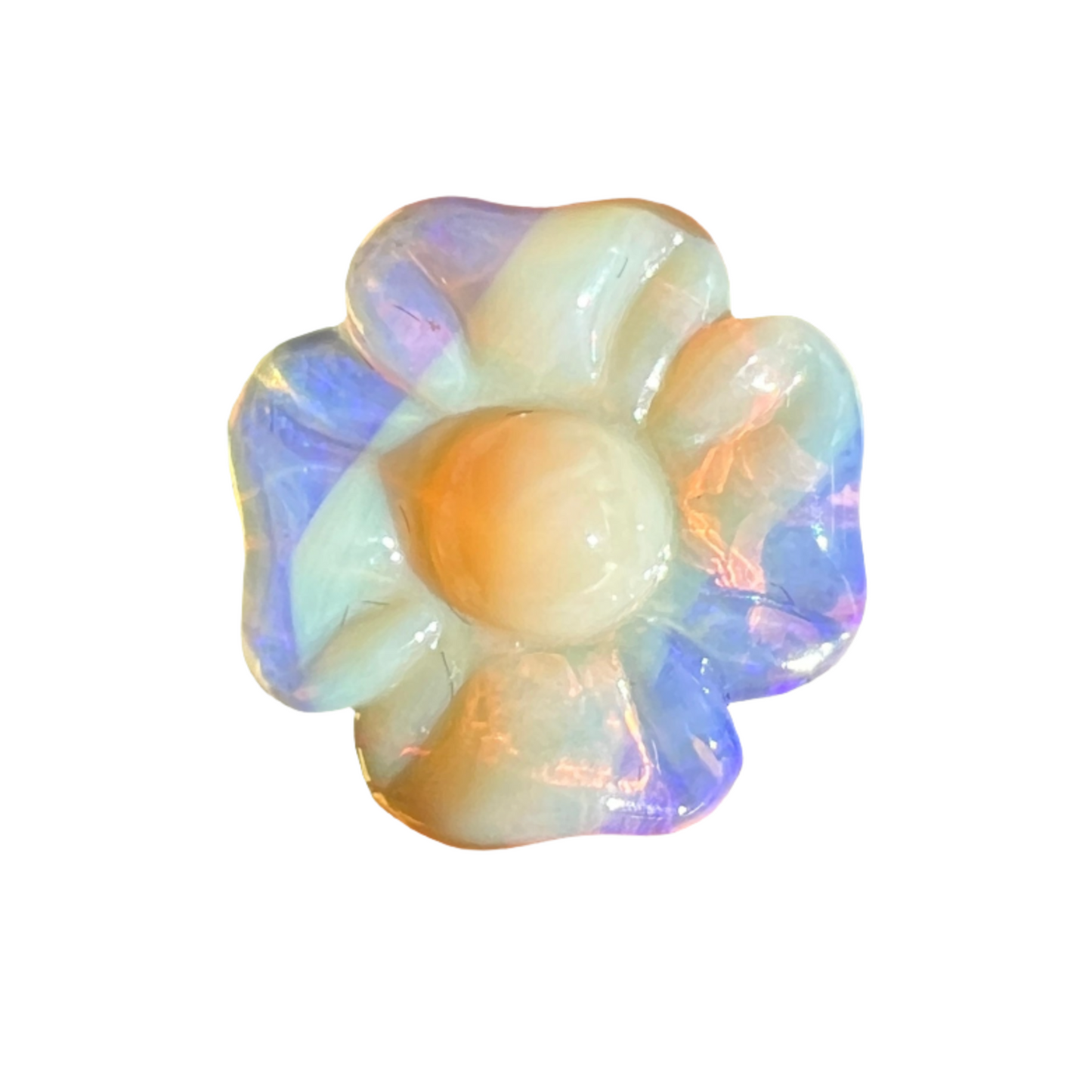 3.57 Ct carved flower opal