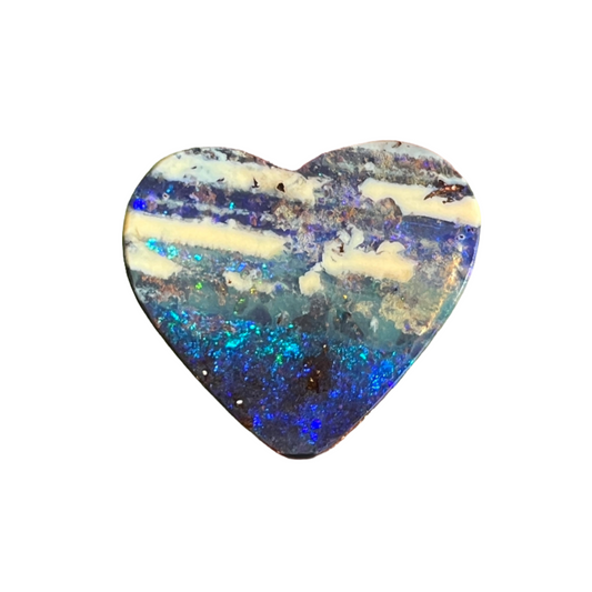 8.55 Ct boulder opal heart