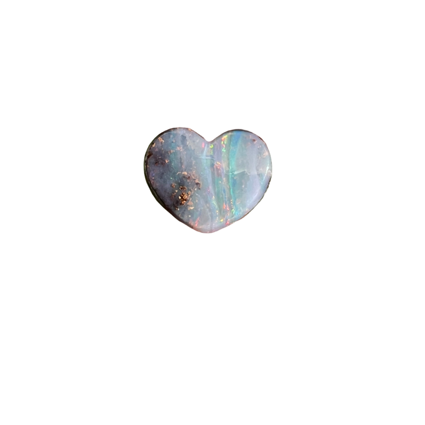 1.42 Ct small heart boulder opal