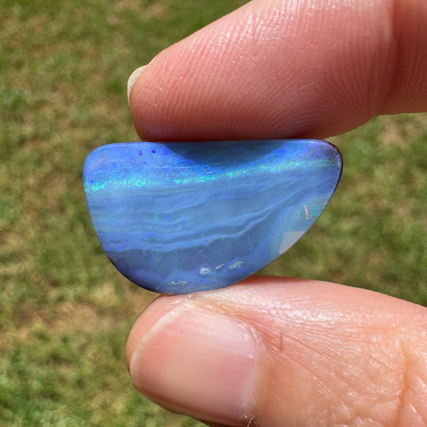 14.07 Ct blue boulder opal