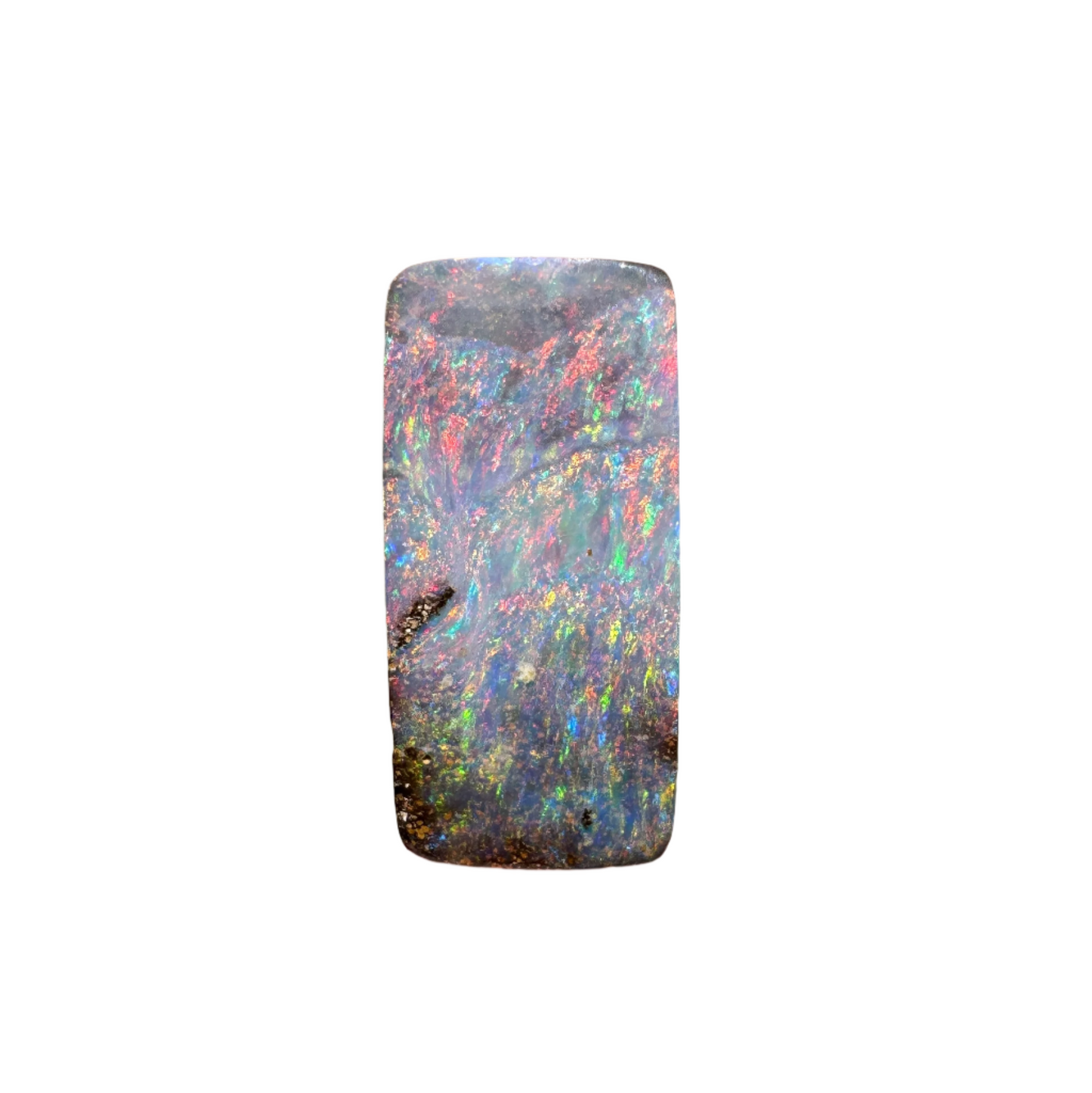 5.46 Ct small rectangle boulder opal