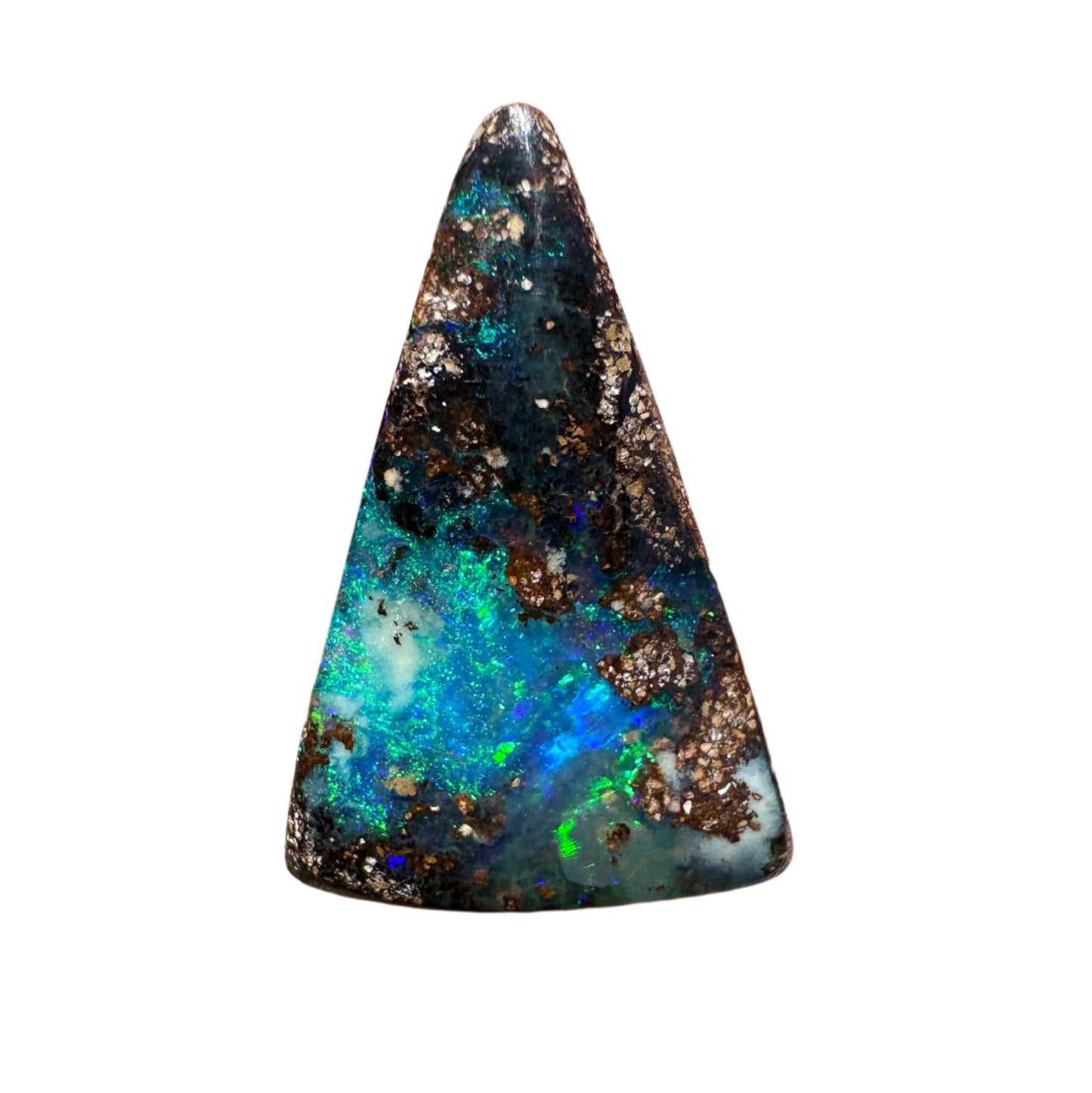 7.23 Ct triangle boulder opal