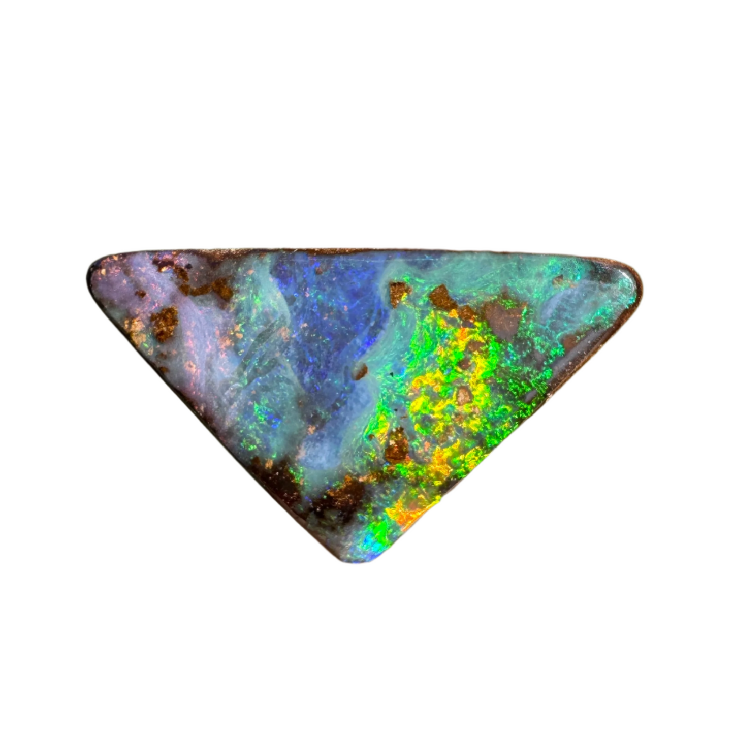 13.27 Ct triangle boulder opal