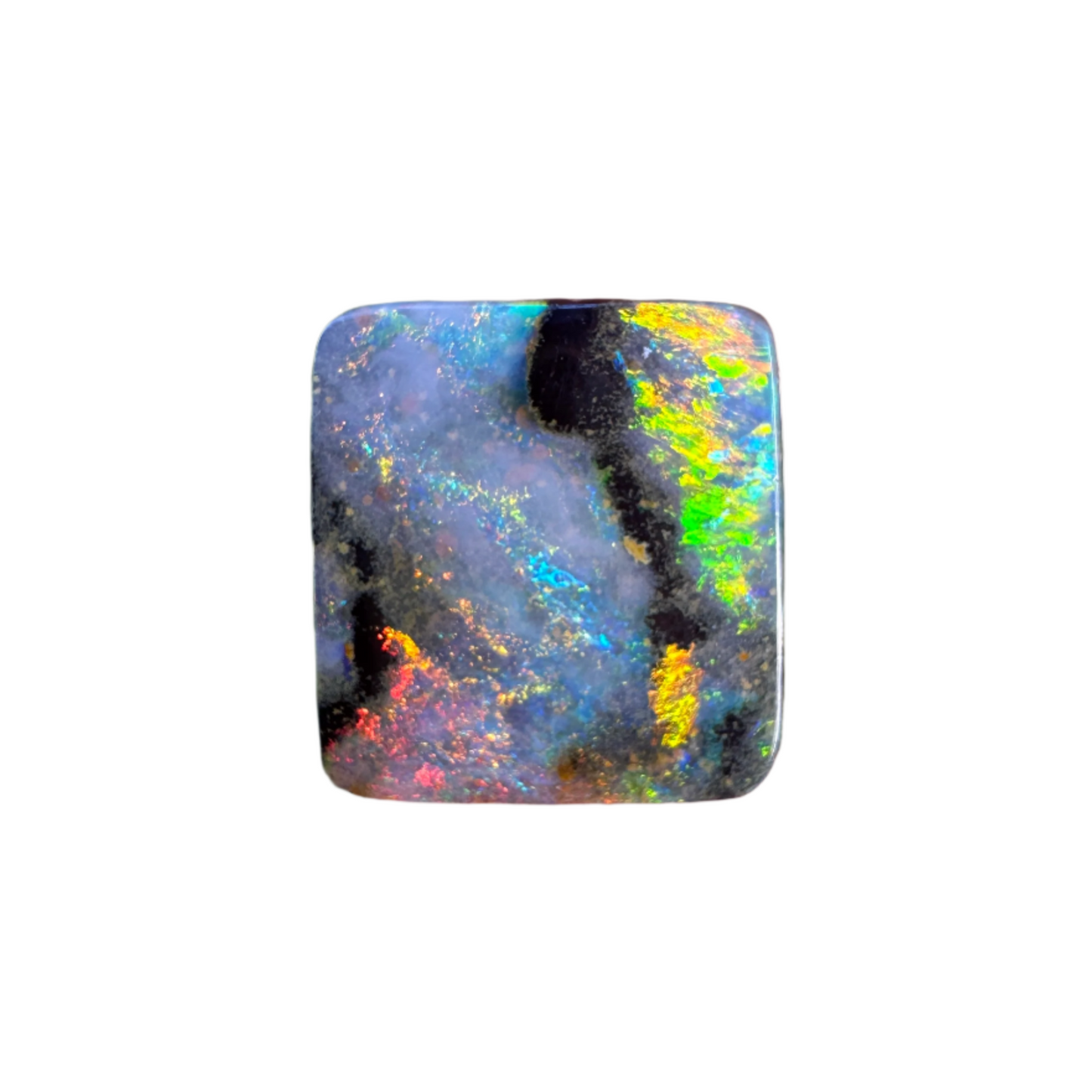 4.37 Ct square boulder opal