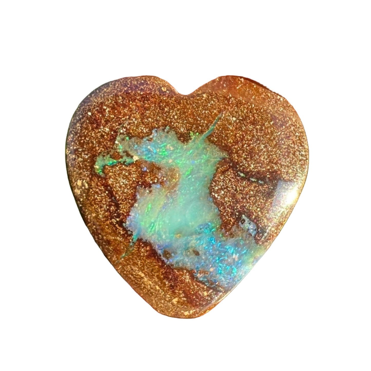 5.89 Ct heart boulder opal