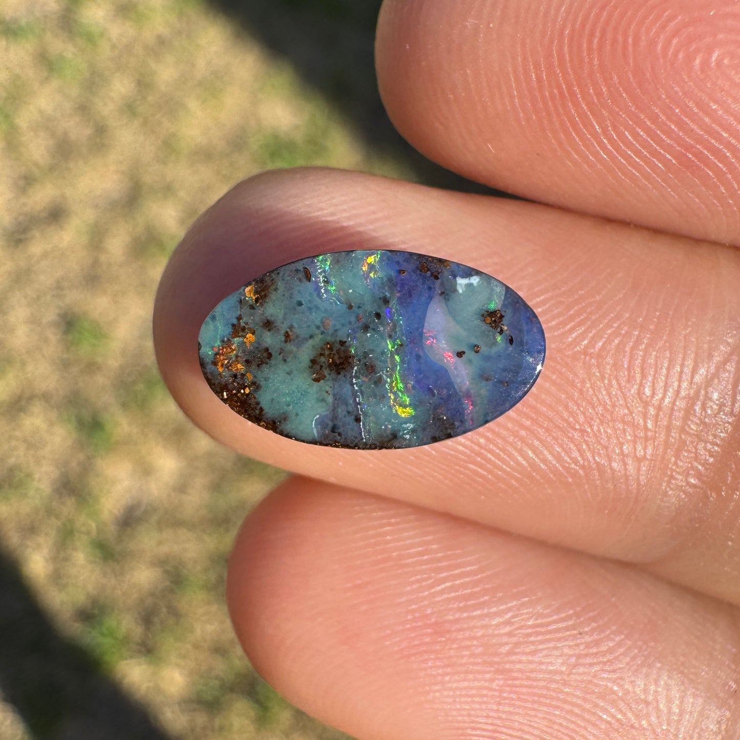 2.35 Ct small boulder opal - Broken River Mining