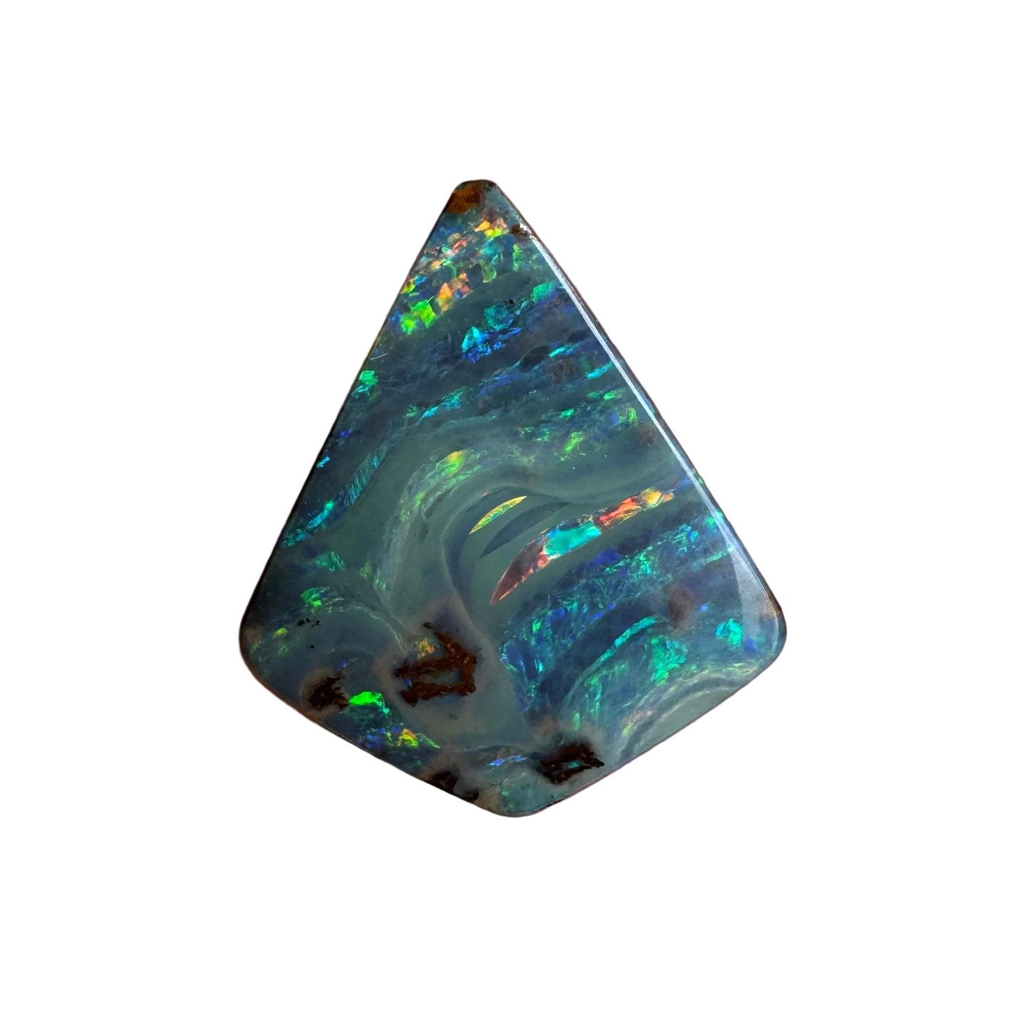 5.27 Ct kite-shaped boulder opal - Broken River Mining