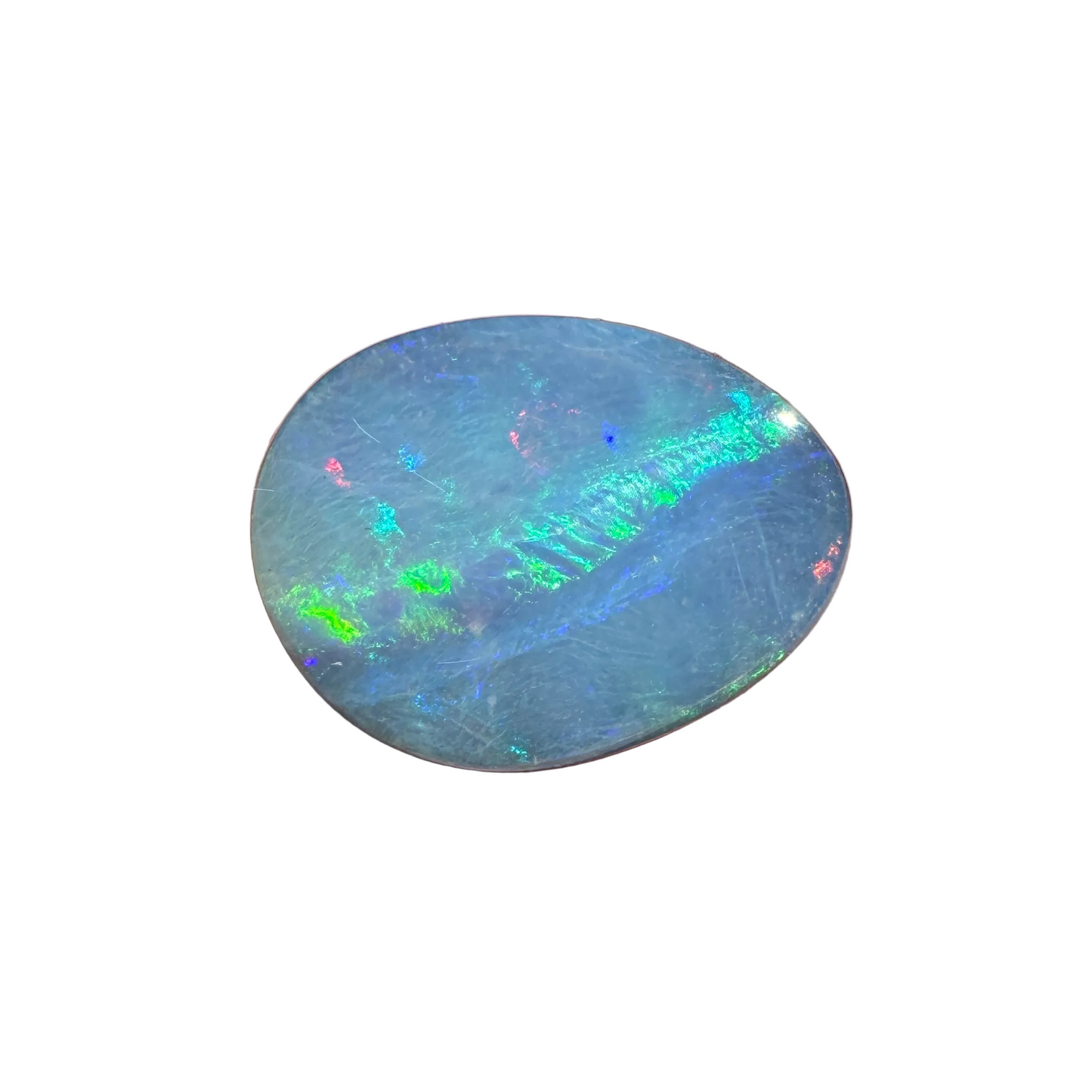5.72 Ct the 'green stripe' boulder opal - Broken River Mining
