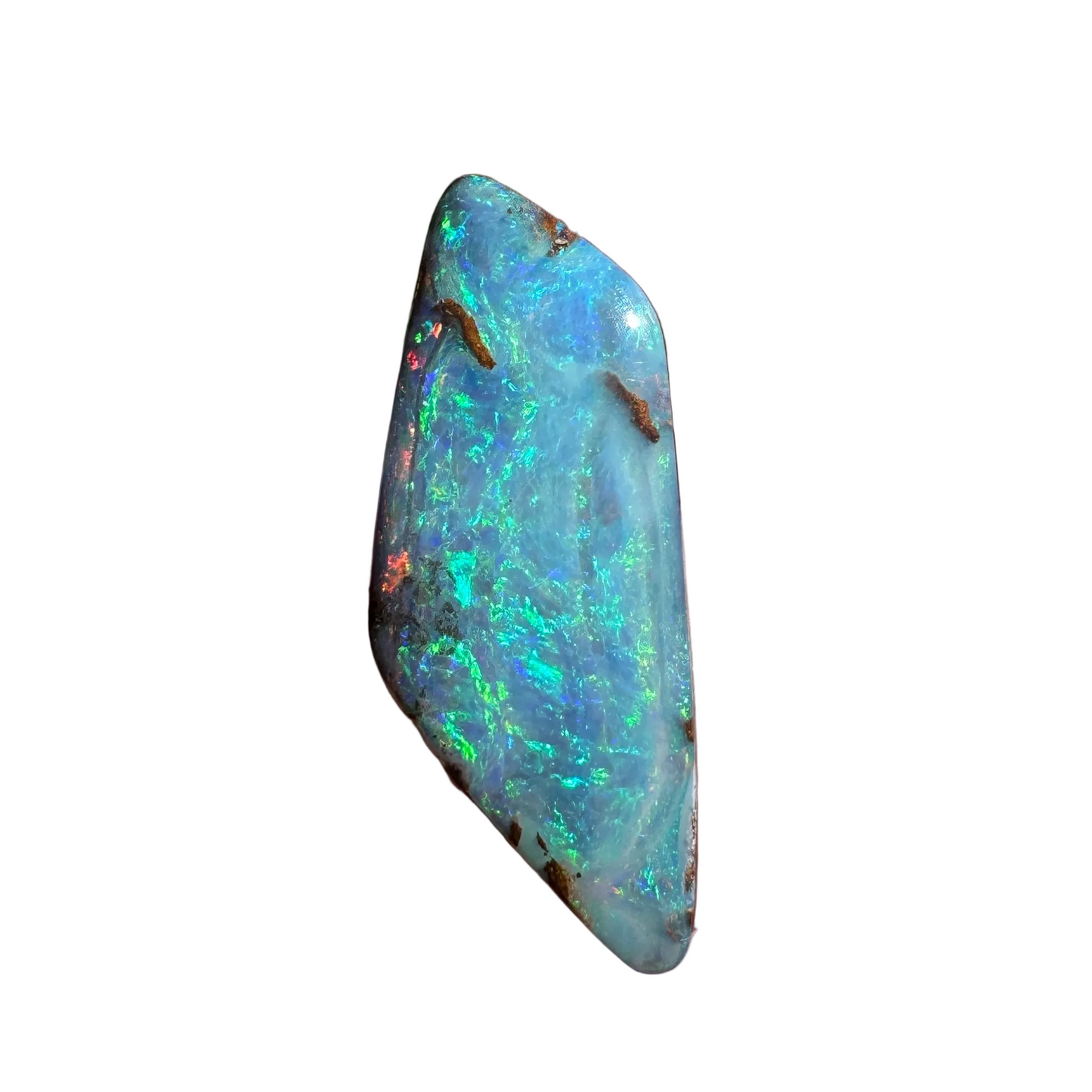 3.84 Ct green-blue boulder opal - Broken River Mining