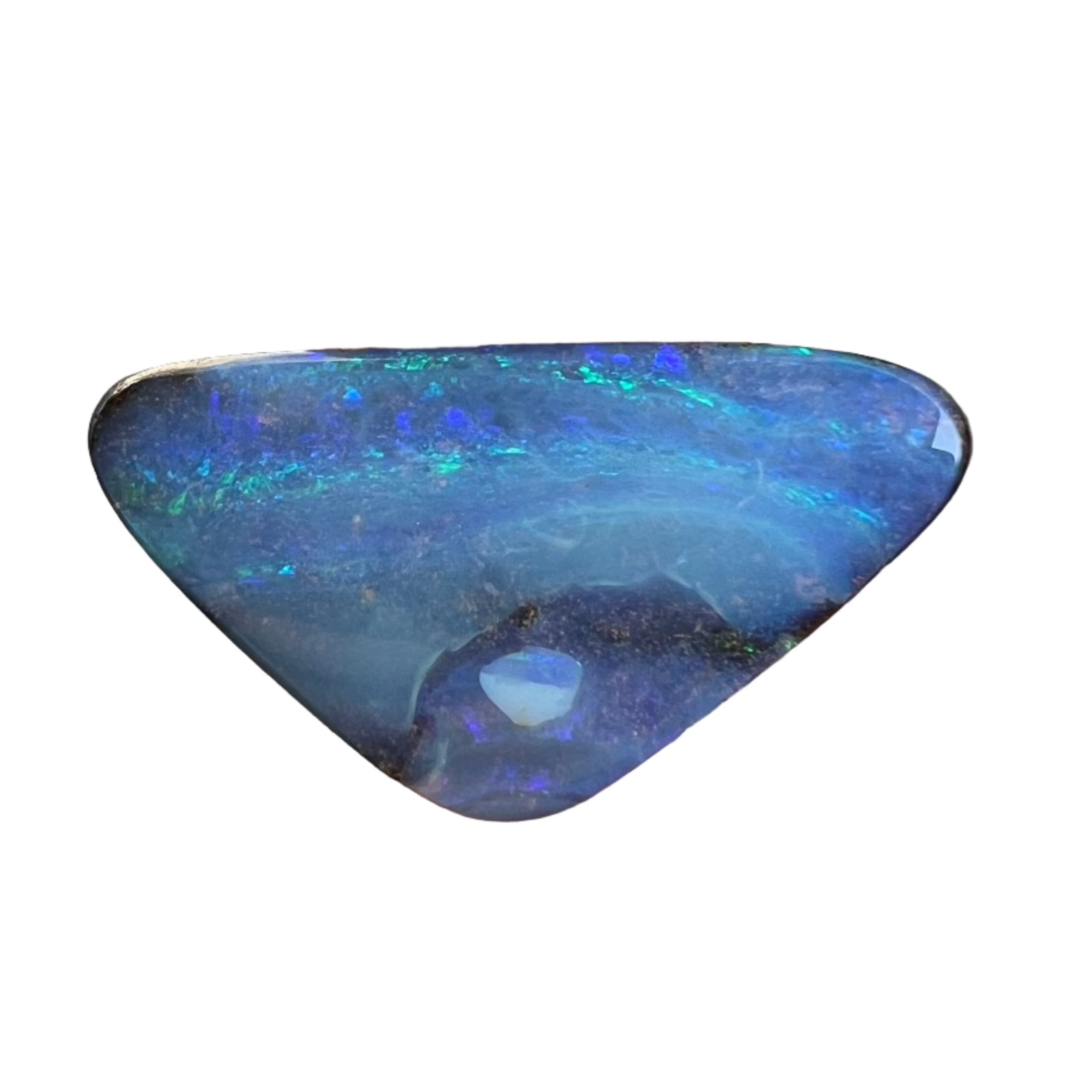 14.04 Ct large triangle boulder opal – Broken River Mining