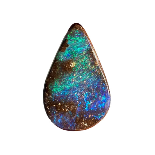 5.81 Ct green-blue boulder opal