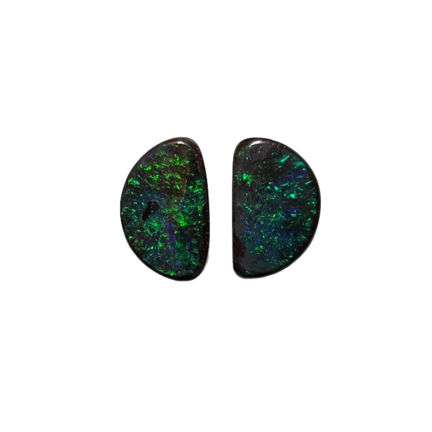 1.44 Ct boulder opal pair