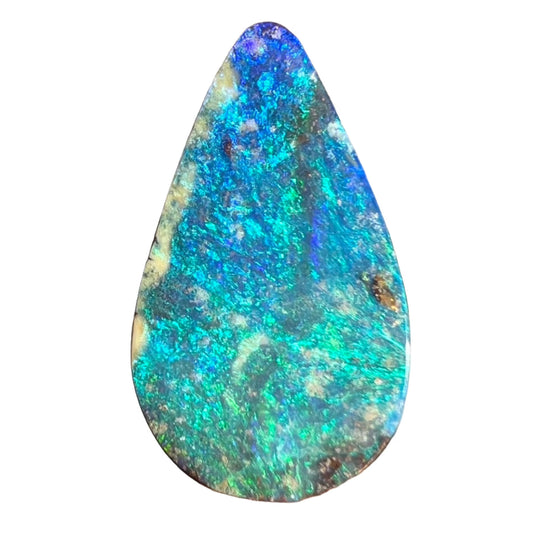 21.16 Ct large green-blue boulder opal