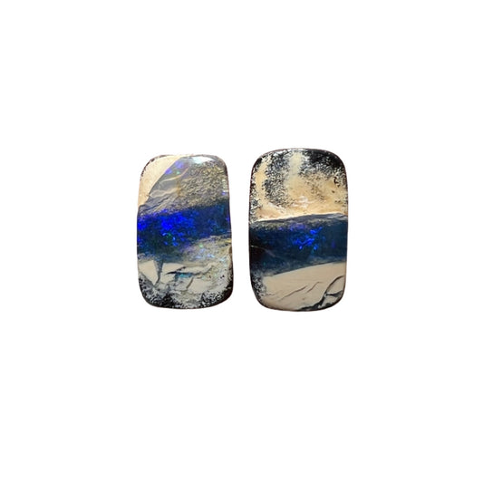 2.79 Ct small boulder opal pair