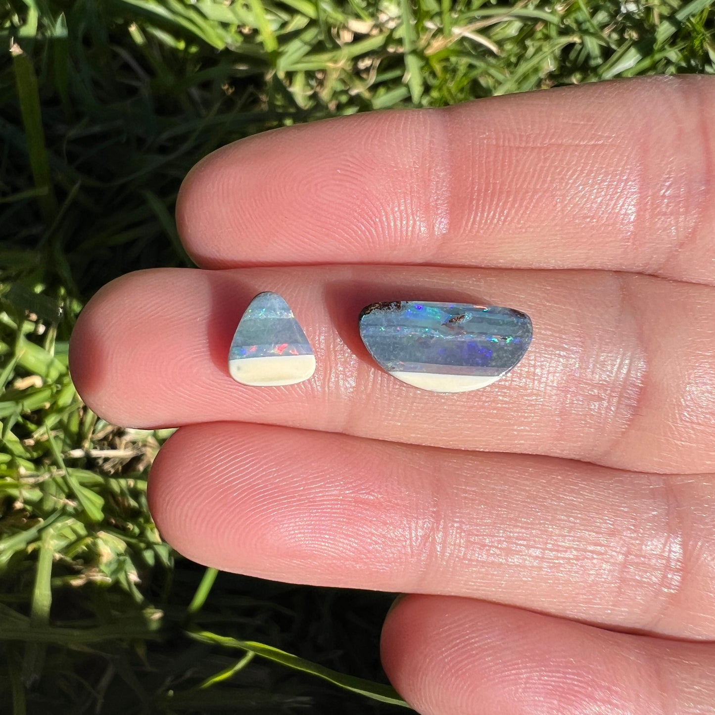 3.17 Ct two piece opal set