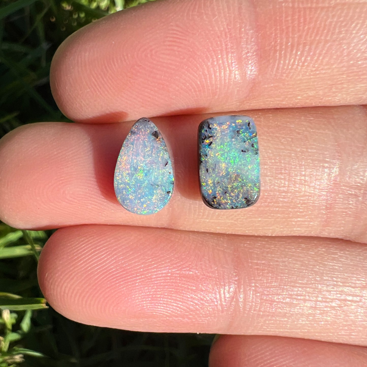 3.53 Ct two piece opal set