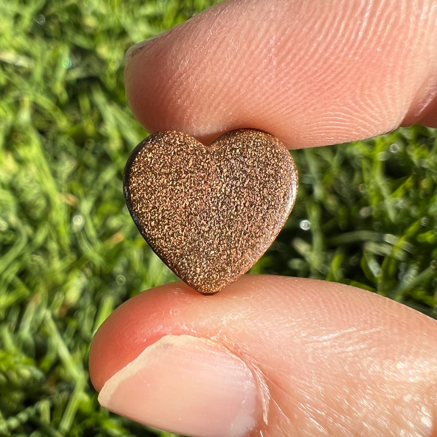 4.58 Ct boulder opal heart