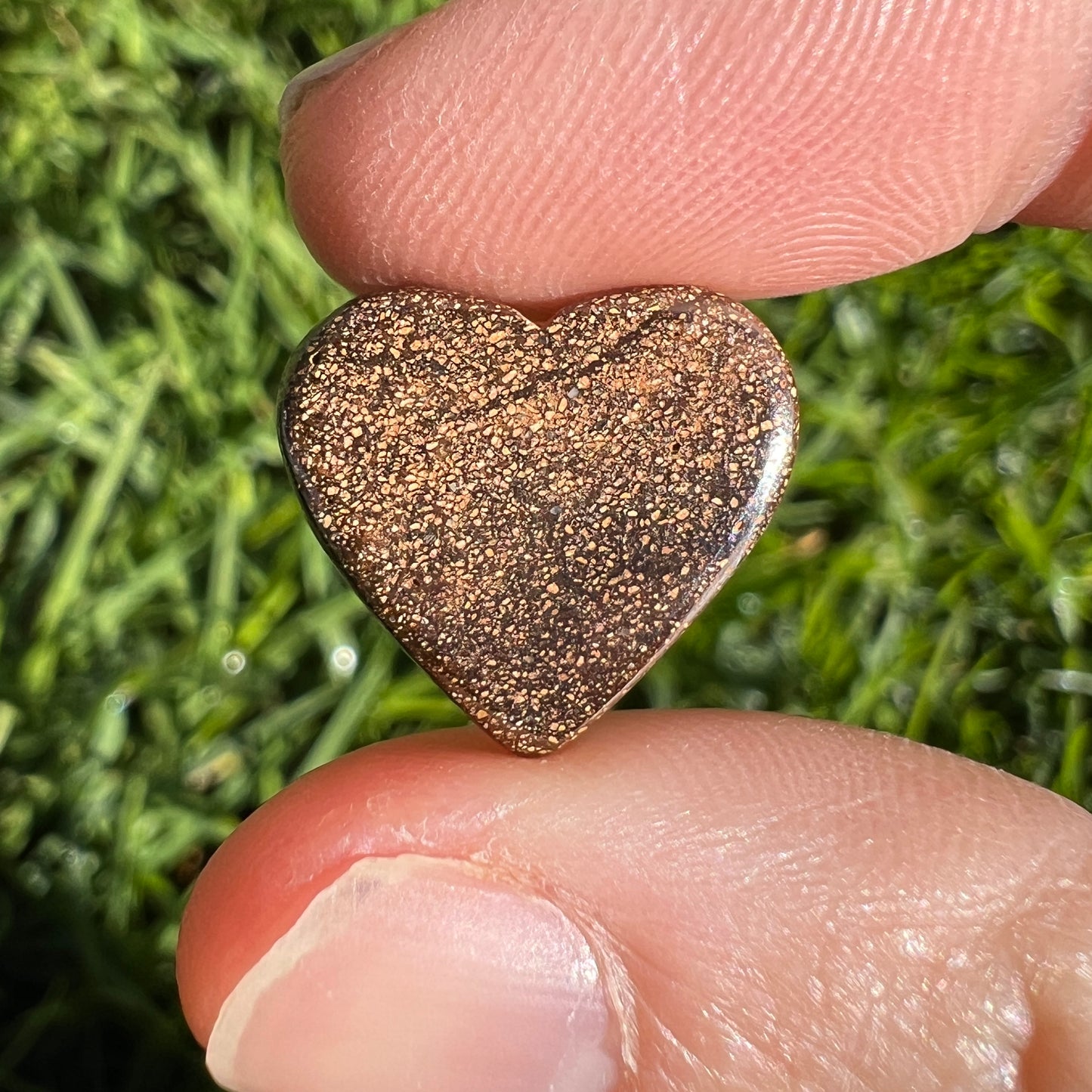 8.55 Ct boulder opal heart