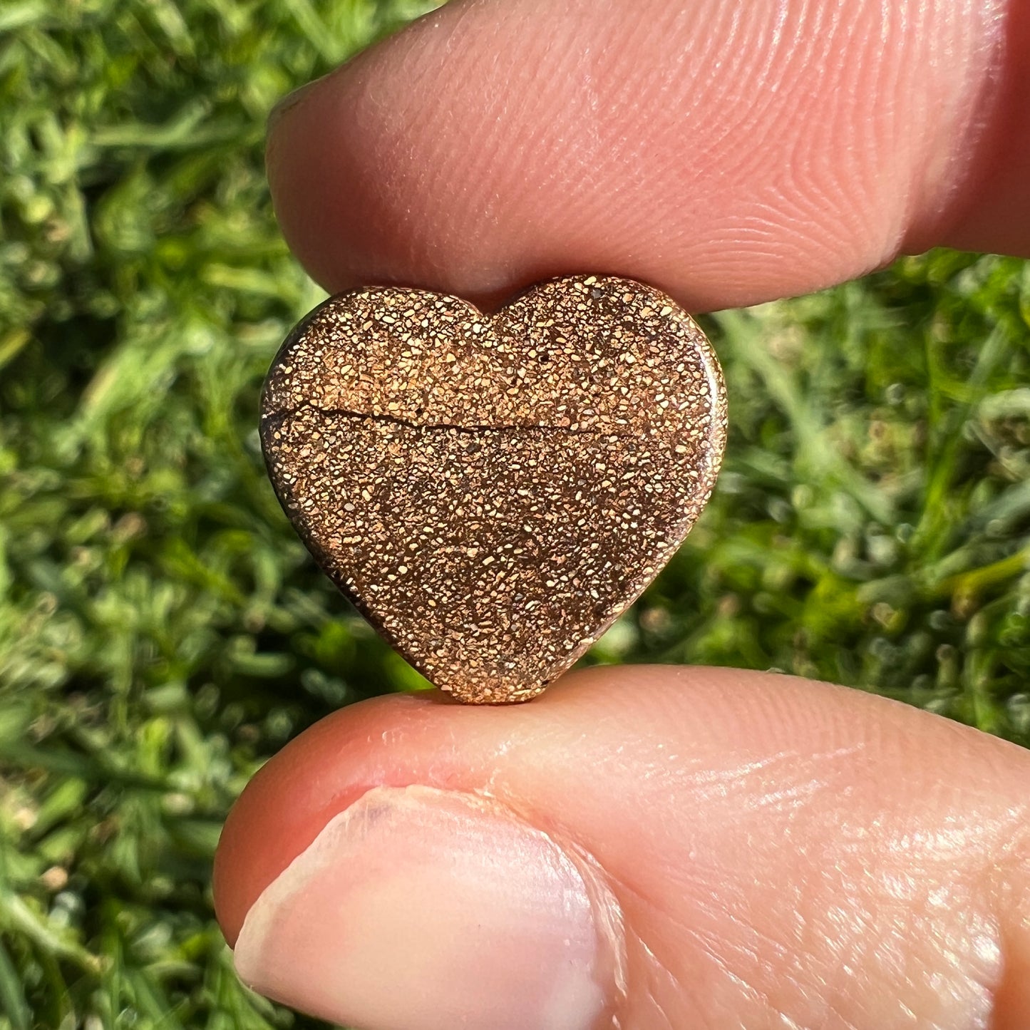 7.56 Ct heart boulder opal