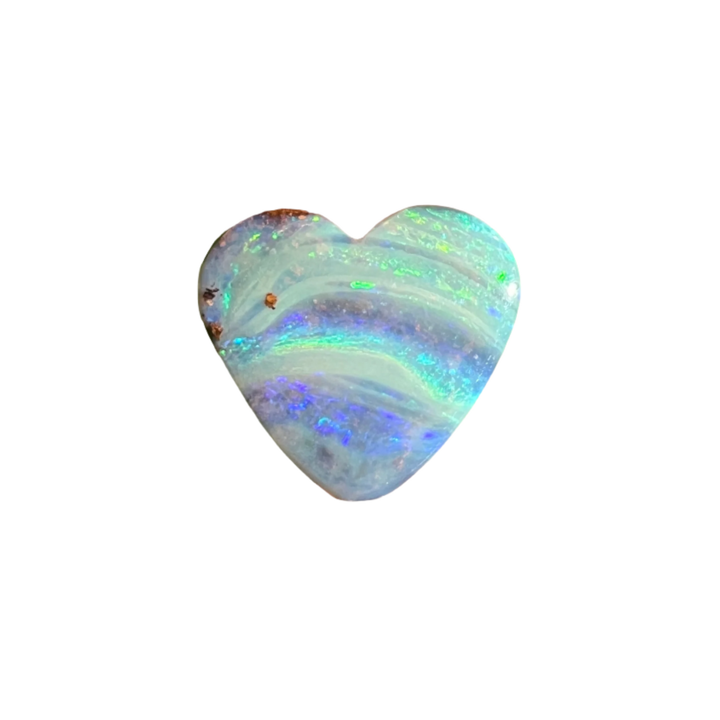 2.63 Ct wavy heart boulder opal